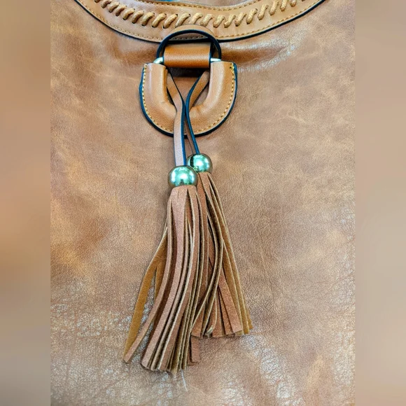 Brown Faux Leather Purse - Picture 4 of 16